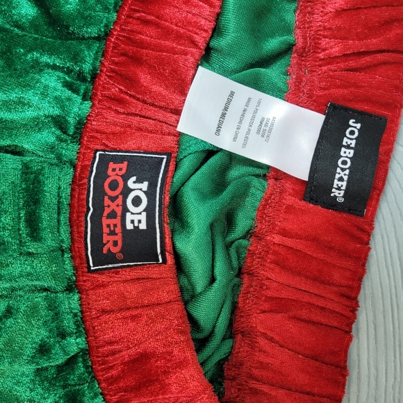 NWOT! Large Santa and Medium Elf Boxers w/ Matching Hats - Joe Boxer Never Worn! - Picture 6 of 16